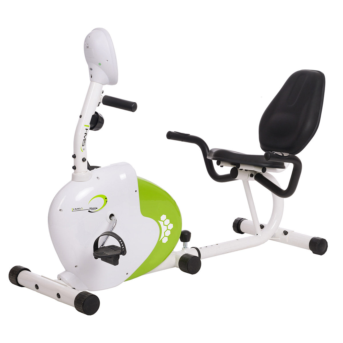 BICICLETA MAGNETICA RECUMBENT HMS (alb - verde) R9259