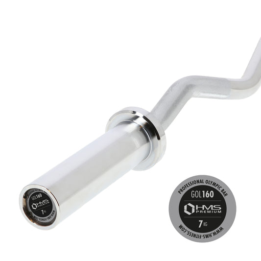 GOL160 CURL OLYMPIC BAR 120 cm, loading part dia. 50mm