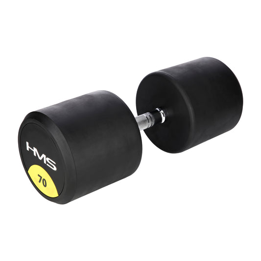 HG PRO 70 KG RUBBER DUMBBELL HMS