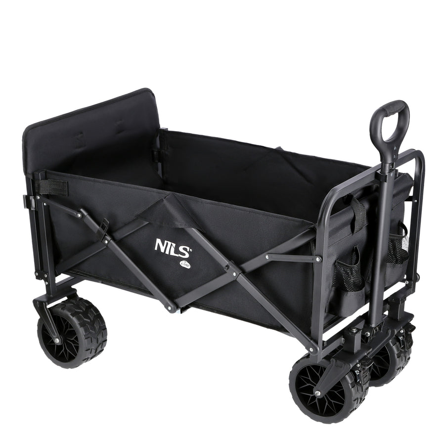 NC1608 FOLDING WAGON BLACK NILS CAMP