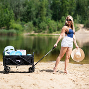NC1608 FOLDING WAGON BLACK NILS CAMP