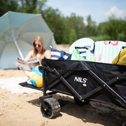 NC1608 FOLDING WAGON BLACK NILS CAMP