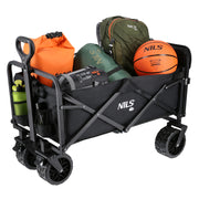 NC1608 FOLDING WAGON BLACK NILS CAMP