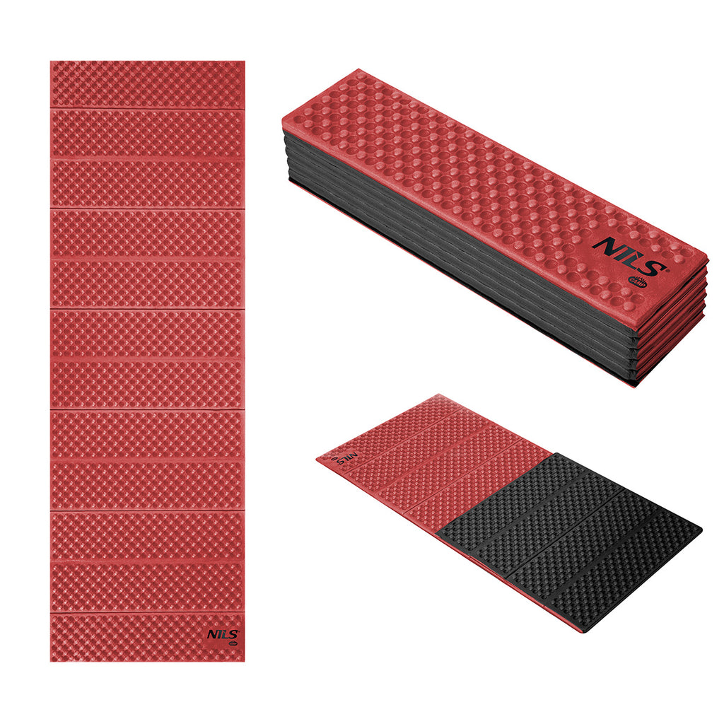 NC1768 RED FOLDING MAT 188cm NILS CAMP