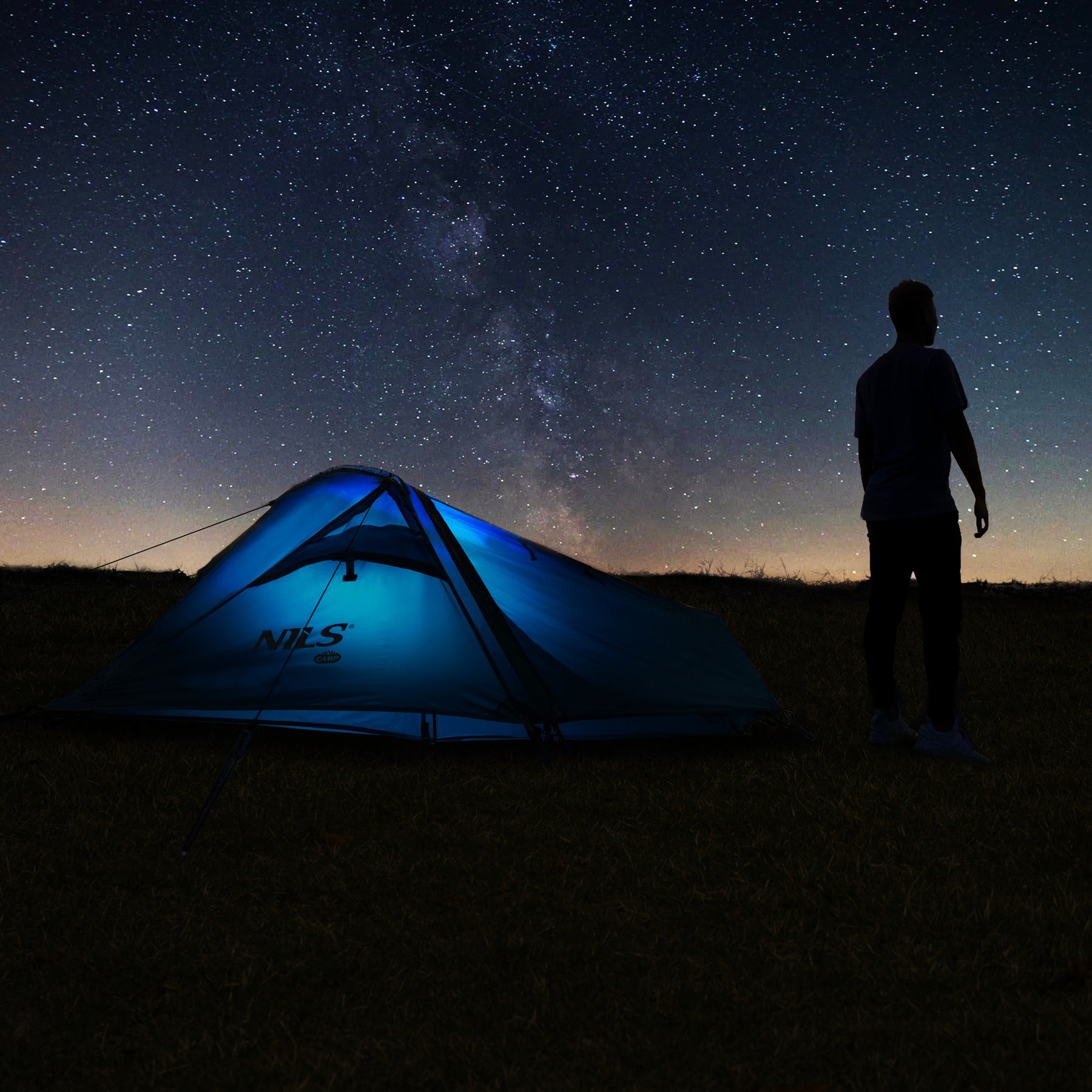 NC2502 TENT ULTRA LIGHT SKYAIR 2 BLUE NILS CAMP