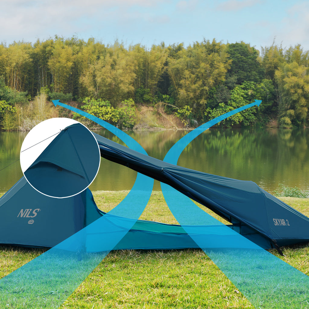 NC2502 TENT ULTRA LIGHT SKYAIR 2 BLUE NILS CAMP