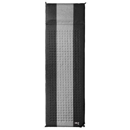 NC4340  SELF-INFLATING MAT GRAY-BLACK NILS CAMP
