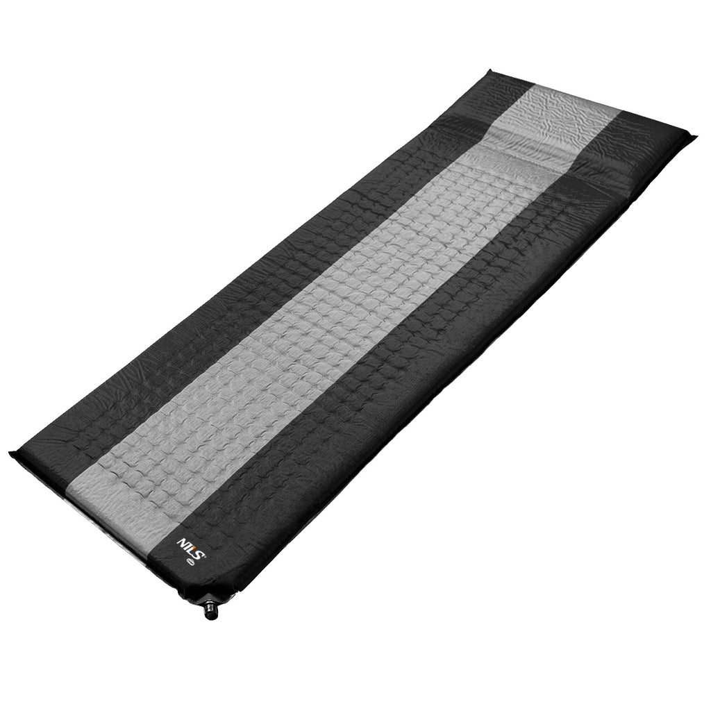 NC4340  SELF-INFLATING MAT GRAY-BLACK NILS CAMP
