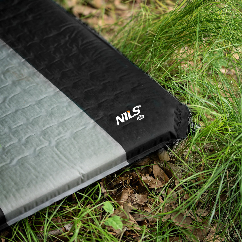NC4340  SELF-INFLATING MAT GRAY-BLACK NILS CAMP
