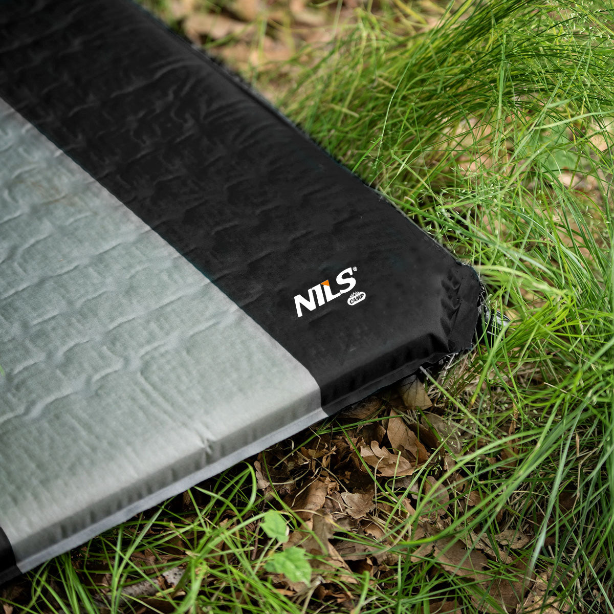 NC4340  SELF-INFLATING MAT GRAY-BLACK NILS CAMP