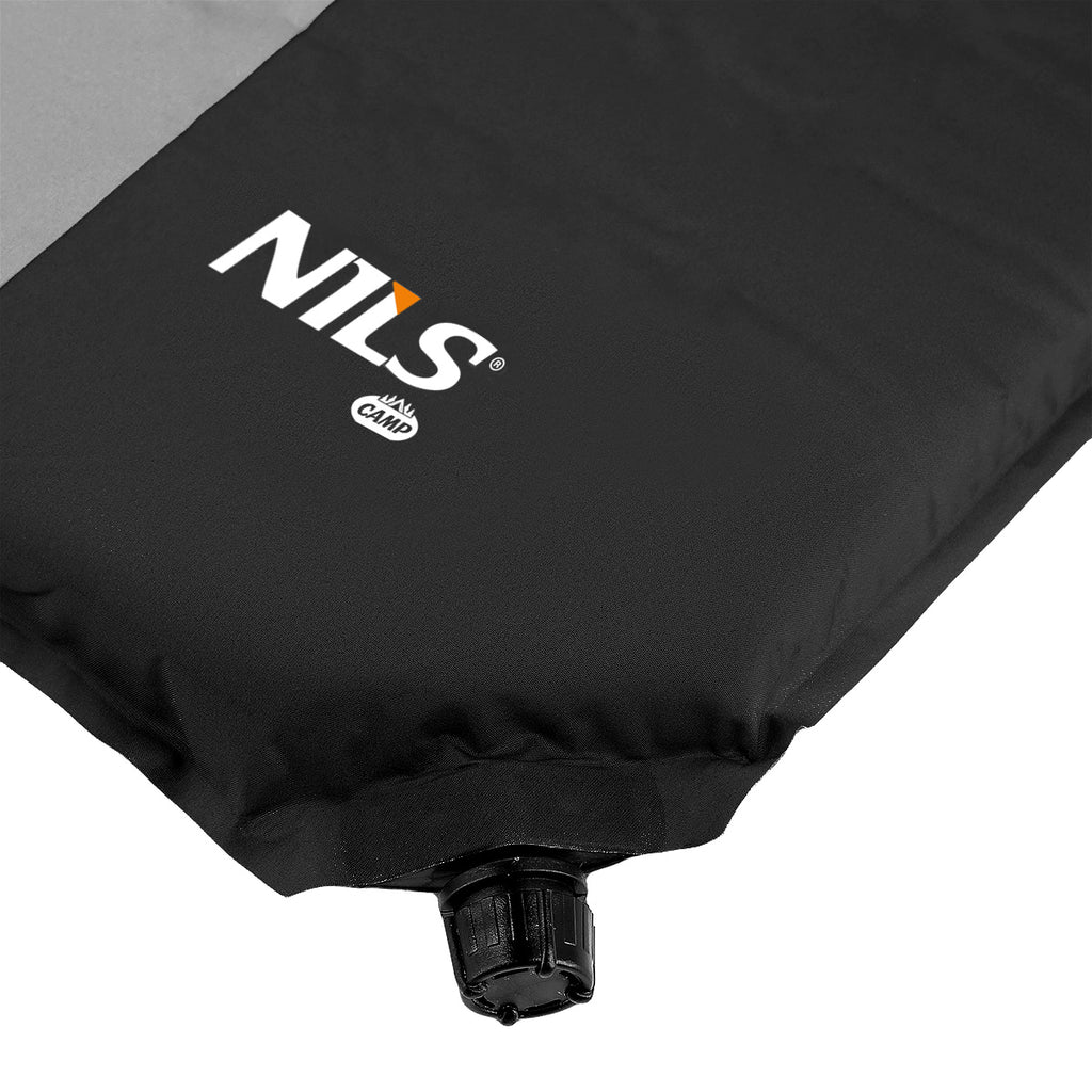 NC4340  SELF-INFLATING MAT GRAY-BLACK NILS CAMP