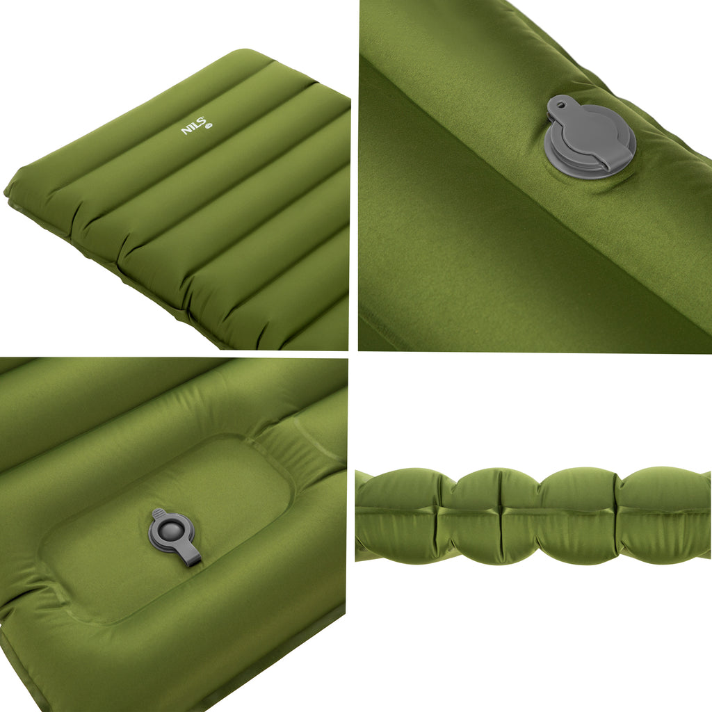 NC4402 GREEN MAT WITH BUILT-IN PUMP – NILS CAMP