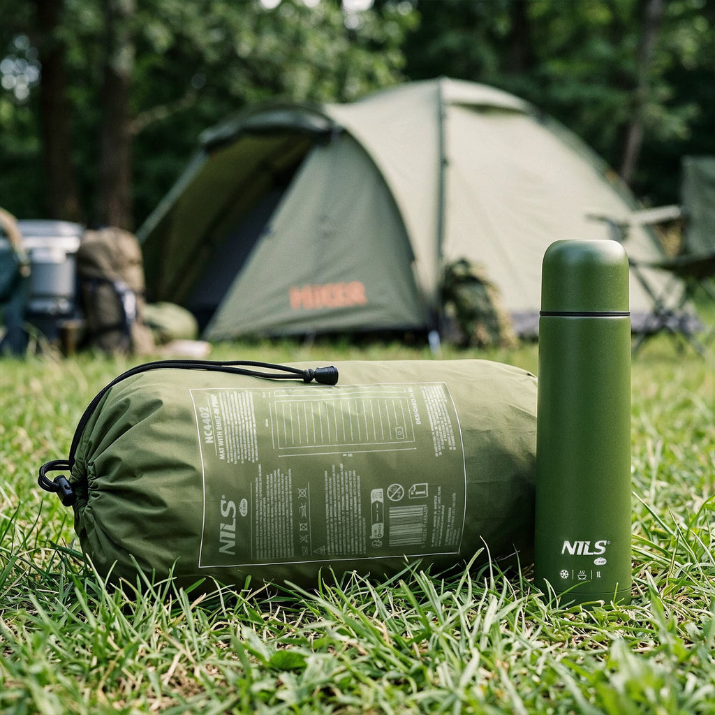 NC4402 GREEN MAT WITH BUILT-IN PUMP – NILS CAMP