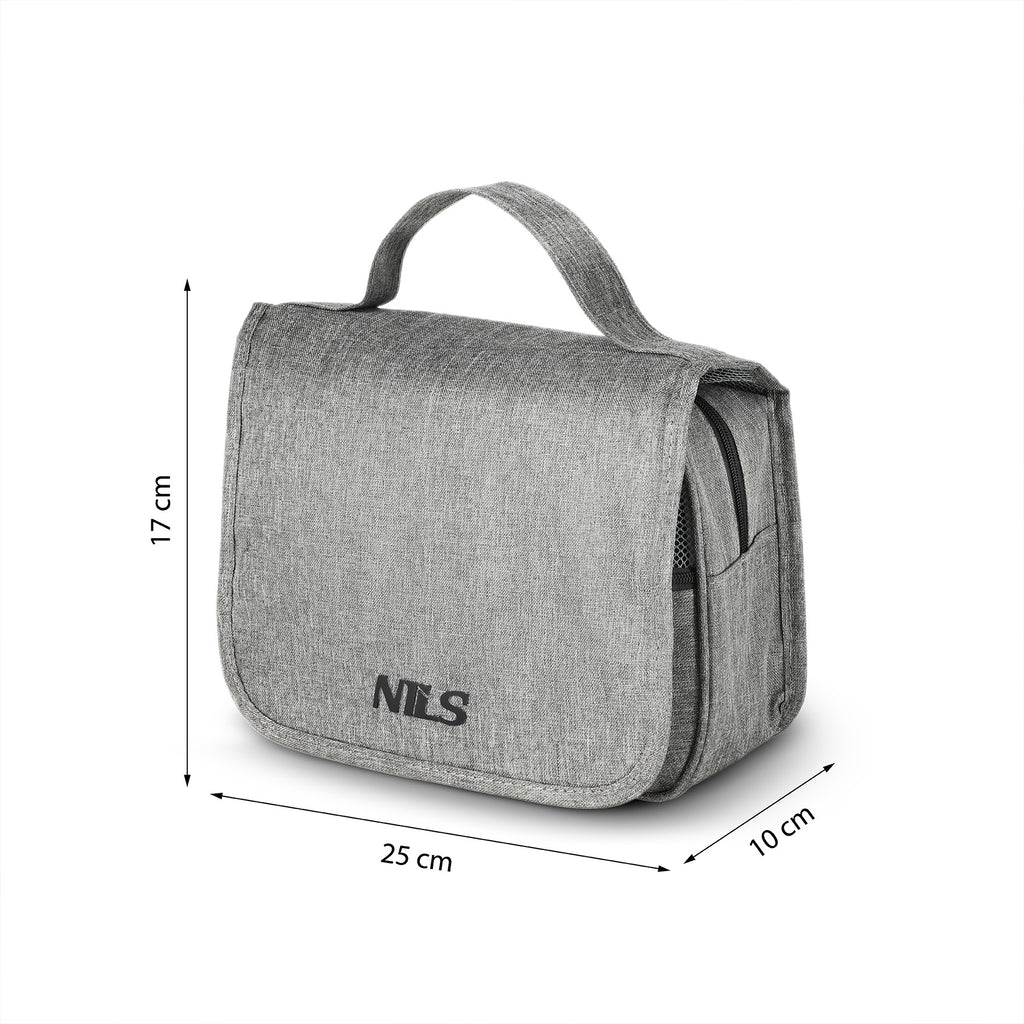 NC4505 GREY TRAVEL TOILETRY BAG NILS