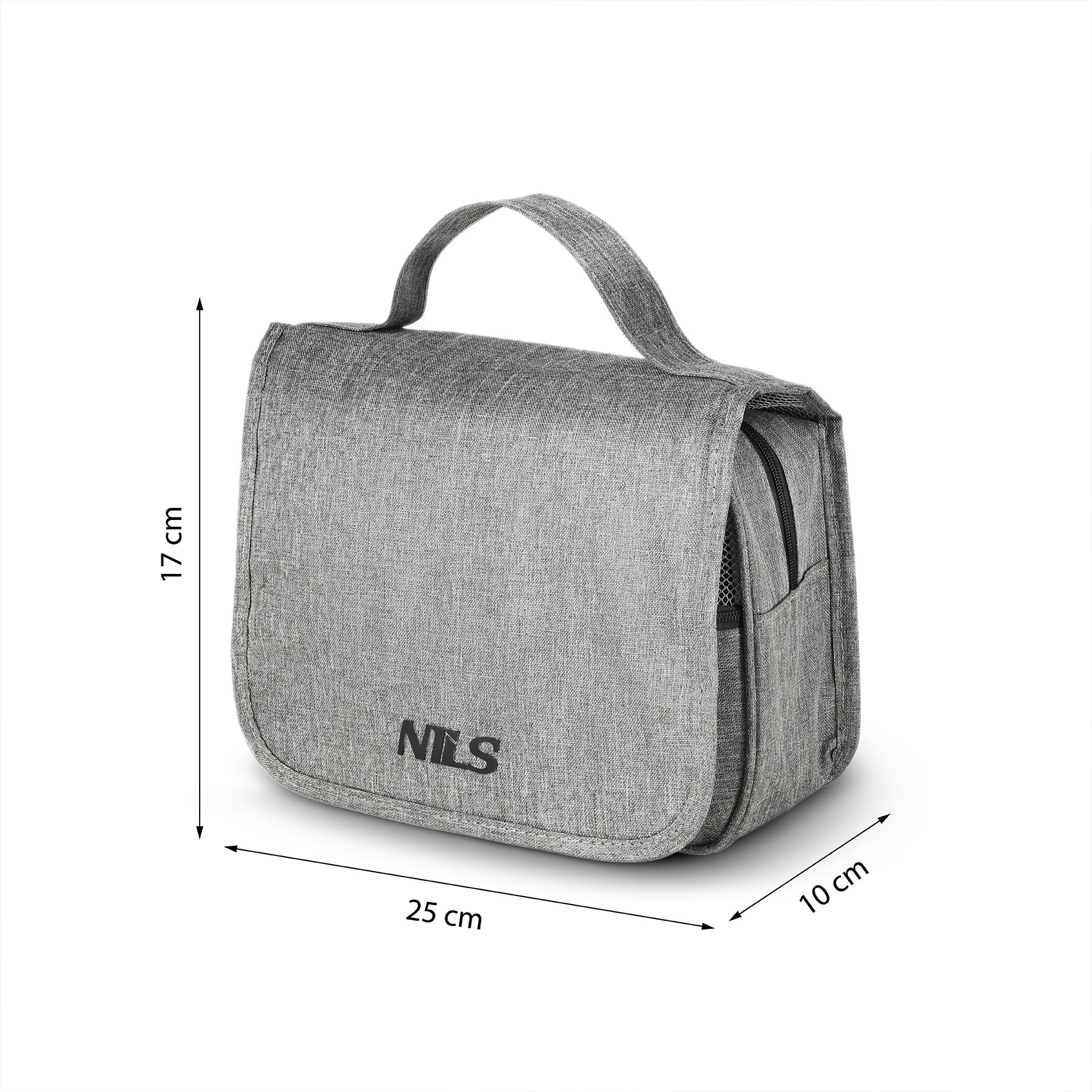 NC4505 GREY TRAVEL TOILETRY BAG NILS