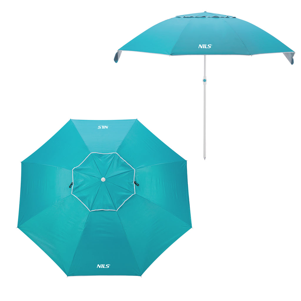 NC7822 TURQUOISE BEACH UMBRELLA XL 220 CM NILS