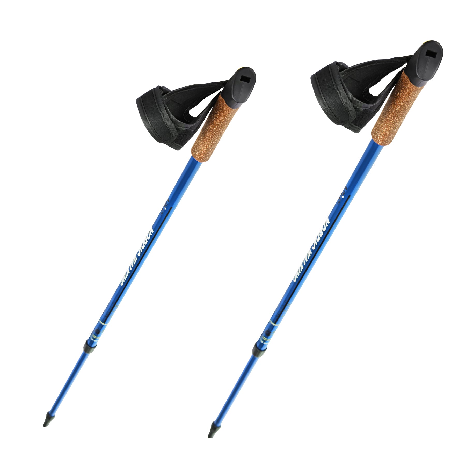 NW607 BLUE NORDIC WALKING POLES NILS