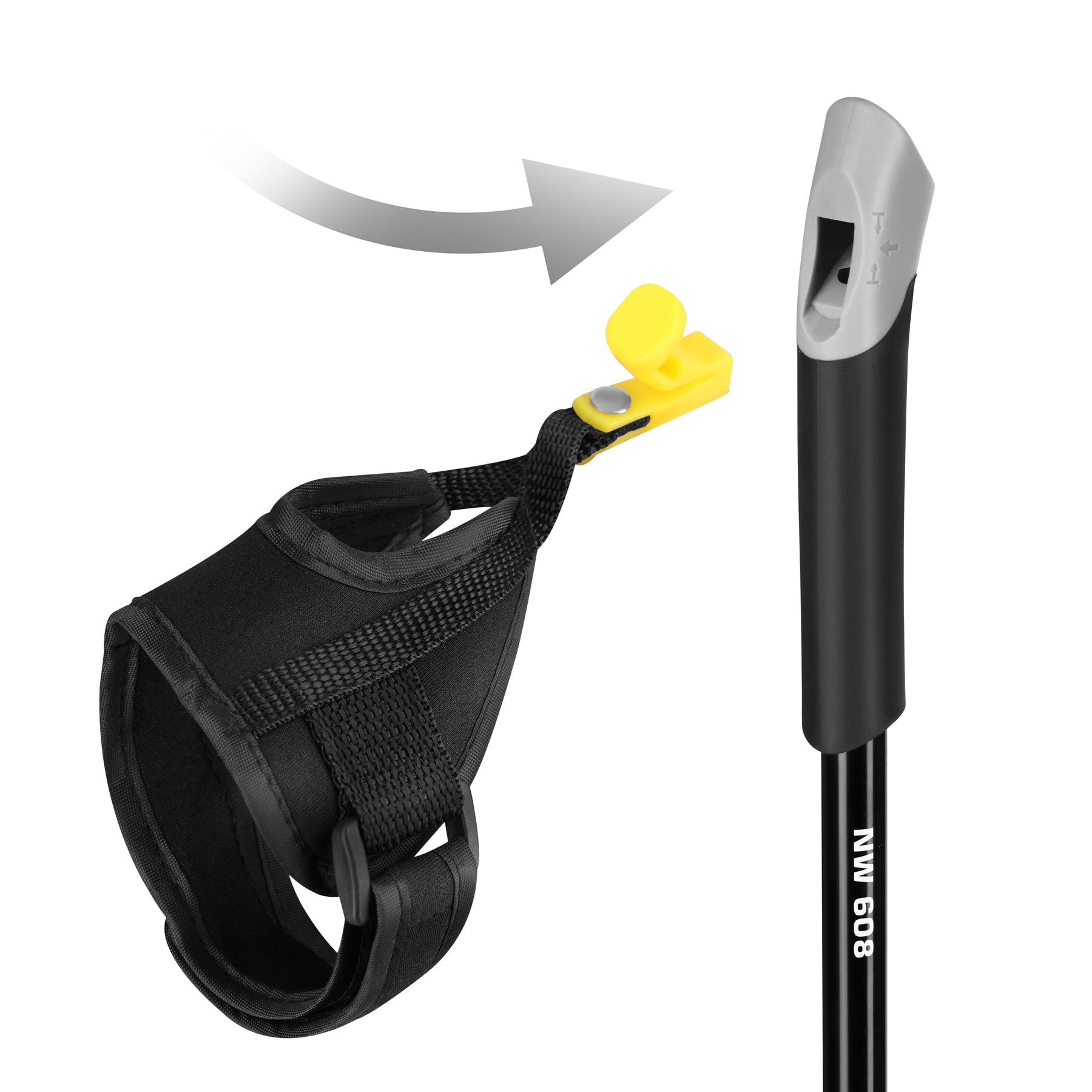 NW608 NORDIC WALKING POLES NILS