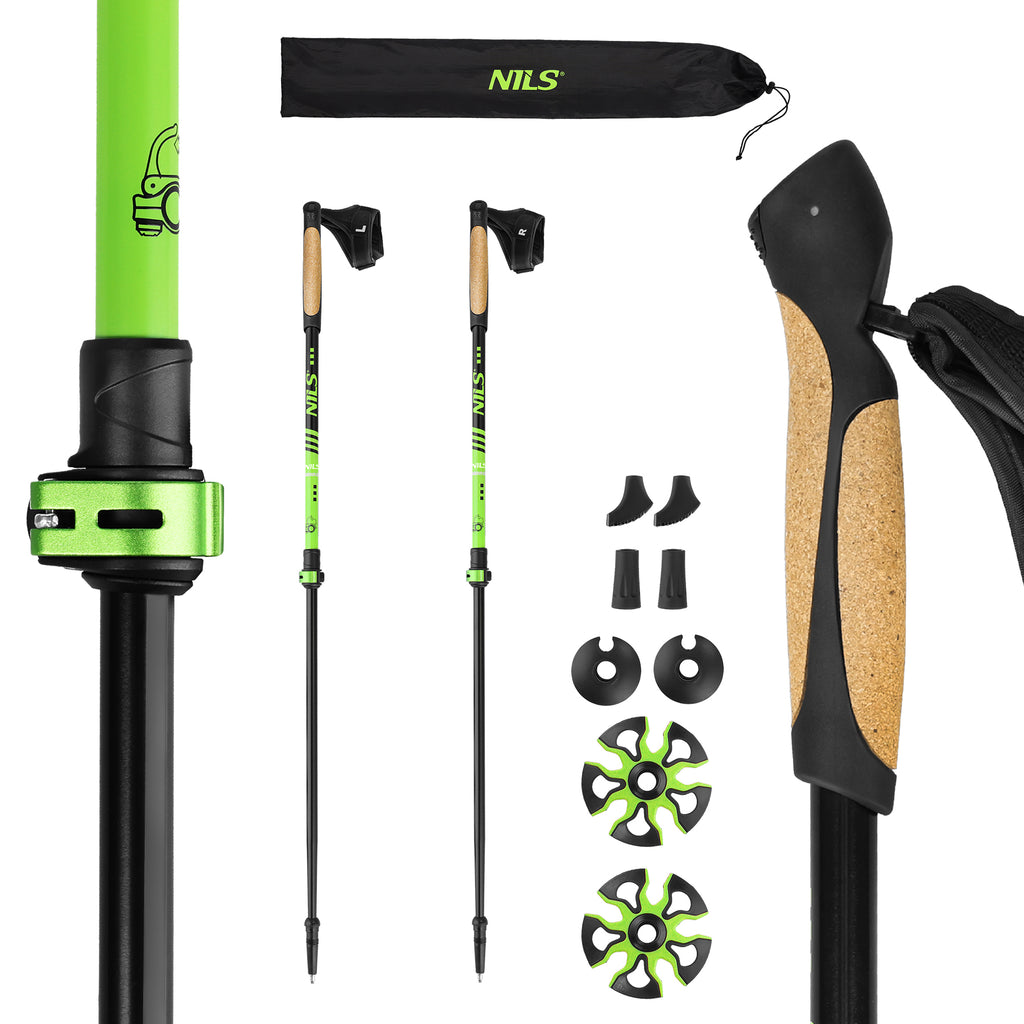 NW8611 ALUMINIUM NORDIC WALKING POLES NILS