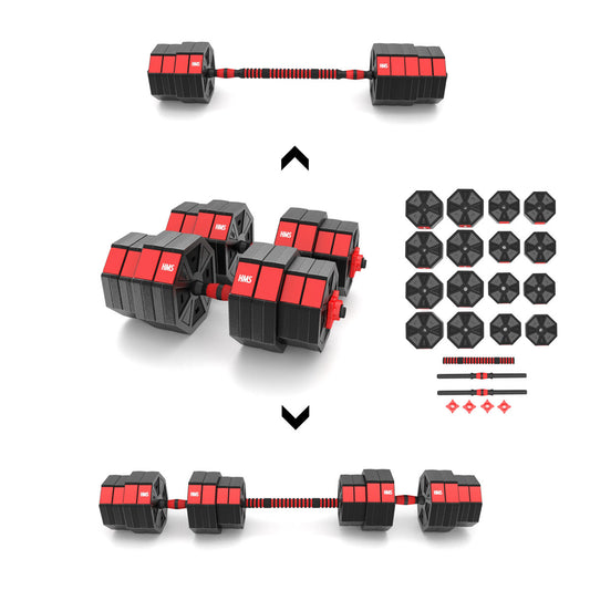 SGC40  BARBELL AND DUMBBELLS COMPOSITE 40 KG HMS