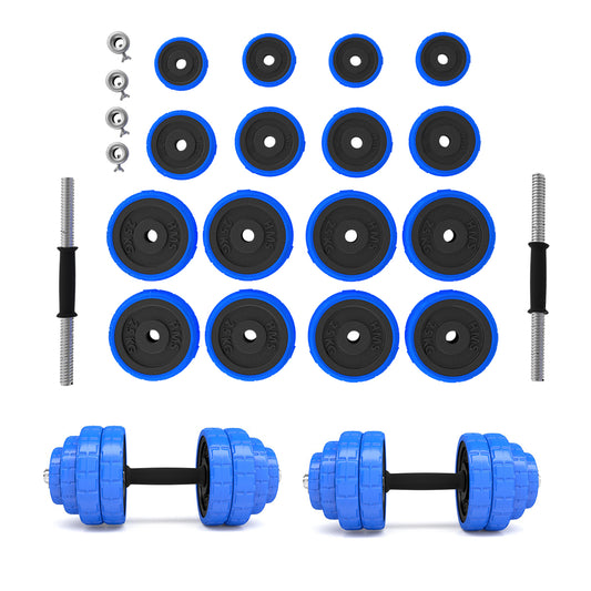 SGG30 RUBBERIZED ADJUSTABLE DUMBBELLS 30KG HMS