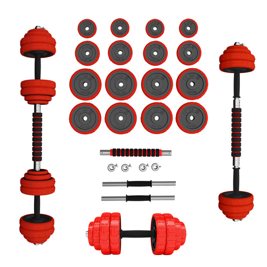 SGGX30 RUBBERIZED ADJUSTABLE DUMBBELLS 30KG HMS