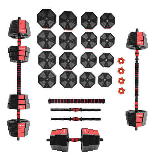 SGK30  BARBELL AND DUMBBELLS COMPOSITE 30 KG HMS