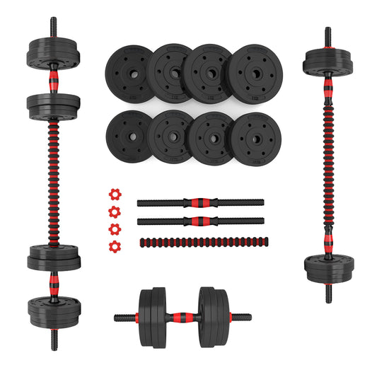 SGP15 COMPOSITE BARBELL AND DUMBBELLS SET 15 KG HMS