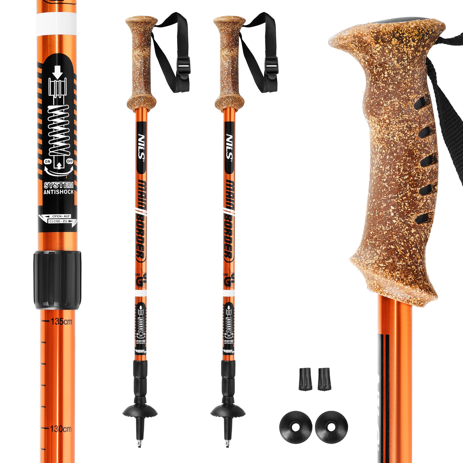 TK696 TREKKING POLES NILS