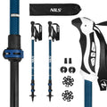 TK8601 BLUE ALU NORDIC WALKING POLES NILS