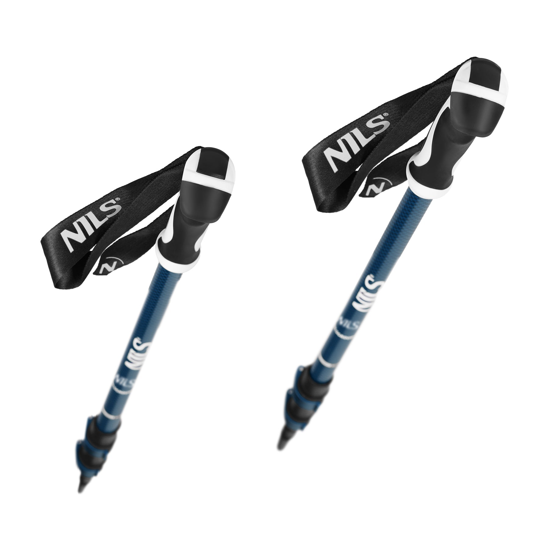 TK8601 BLUE ALU NORDIC WALKING POLES NILS