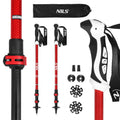 TK8601 RED ALU NORDIC WALKING POLES NILS