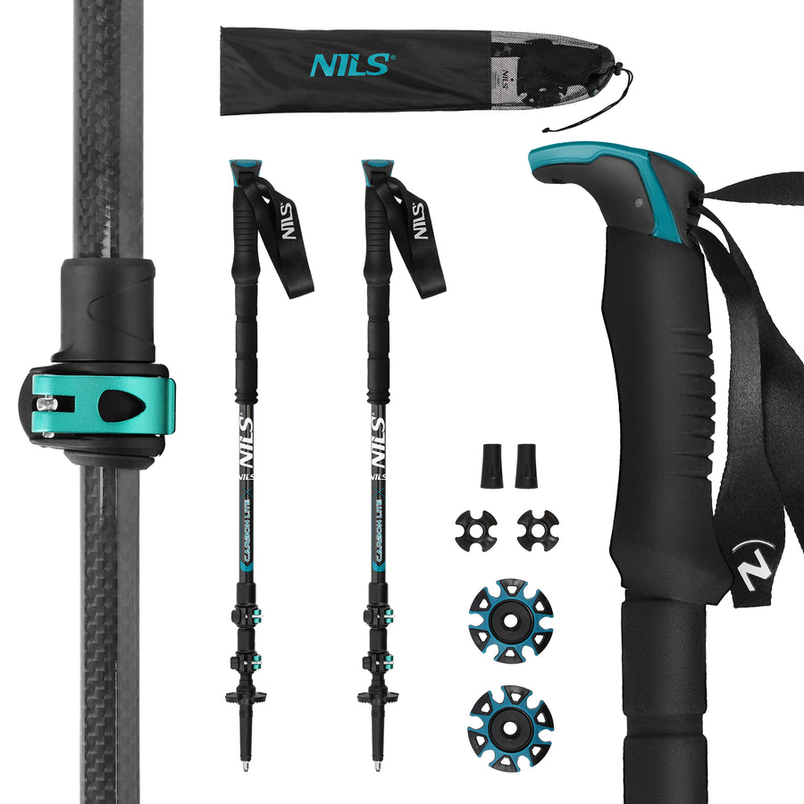 TK8607 NILS CARBON FIBRE TREKKING POLES