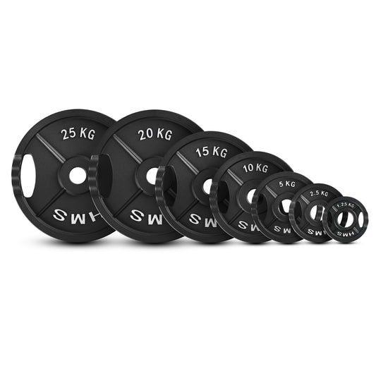 TOD01 OLIMPIC PLATE BLACK 1.25 KG HMS