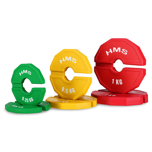 TSN50 PLATE FOR STRENGTH AND FITNESS TRAINING OVERLAY TYPE 2 x 0.5 KG HMS